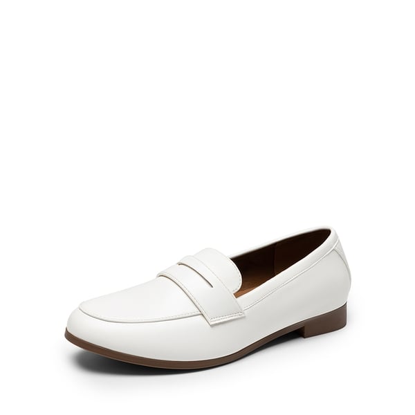 dream pairs Round Toe Slip-on Penny Loafers