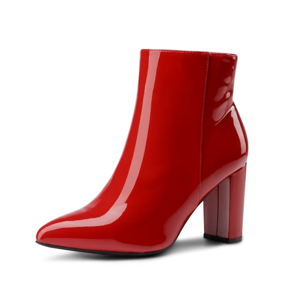 dream pairs Sianna Chunky High Heel Ankle Booties