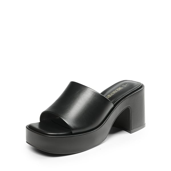 dream pairs Slip On Chunky Platform Slide Sandals