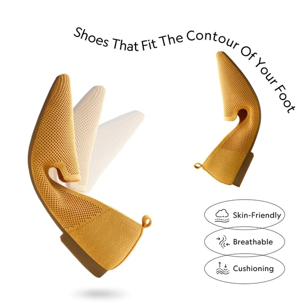 Dream Pairs Slip-Resistant Slip-On Knit Loafers