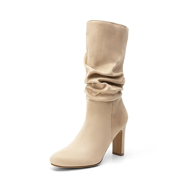dream pairs Slouchy Mid-calf Boots
