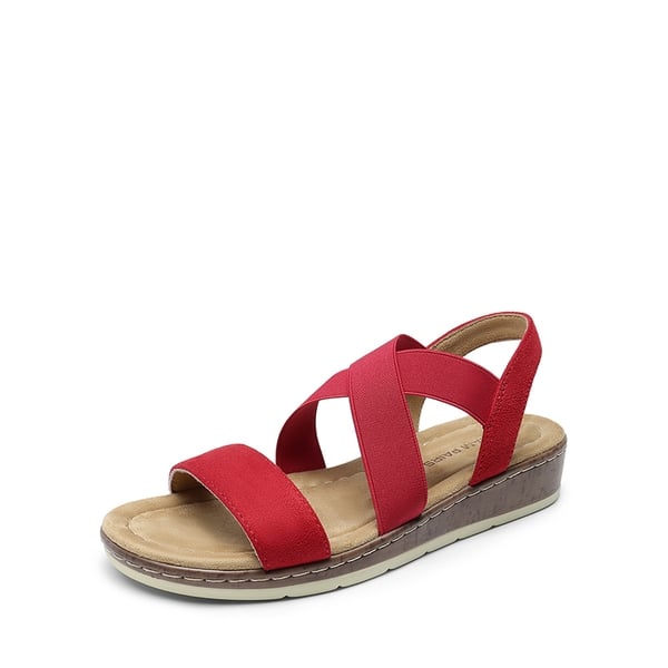 dream pairs Strappy Criss Cross Flat Sandals