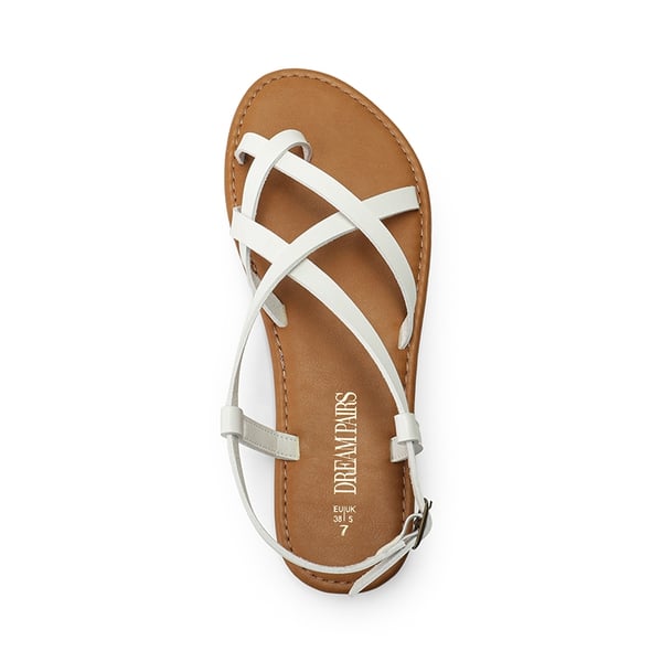 Dream Pairs Strappy Thong Flat Sandals