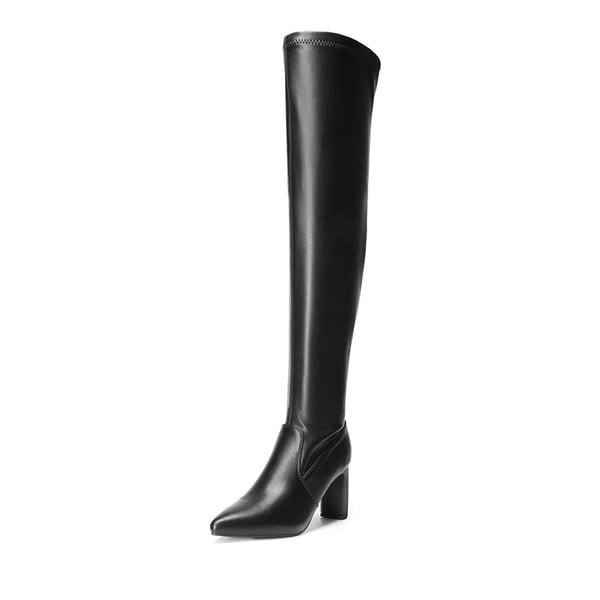 dream pairs Stretch Thigh-High Boots