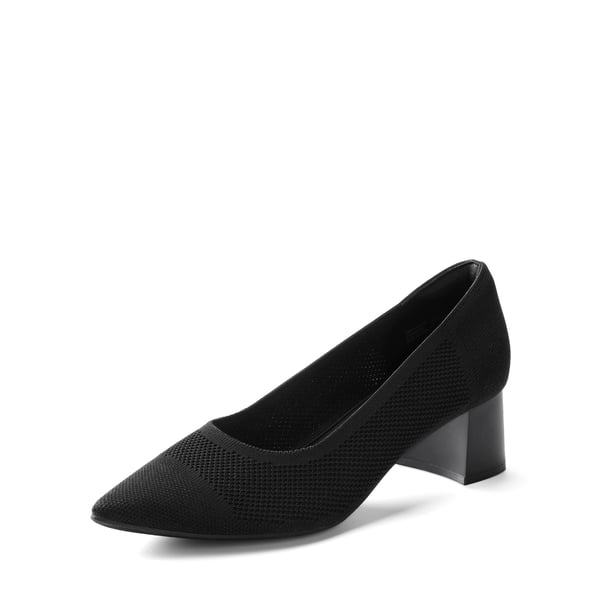 dream pairs Sustainable Knit Block Heels