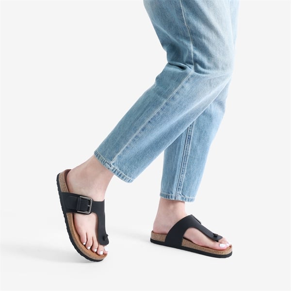 Dream Pairs T-Strap Thong Flat Sandals