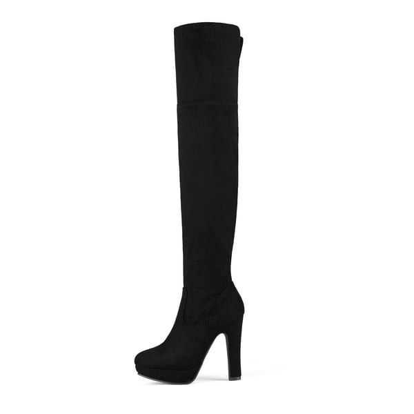 Dream Pairs Thigh High Chunky Platform Boots