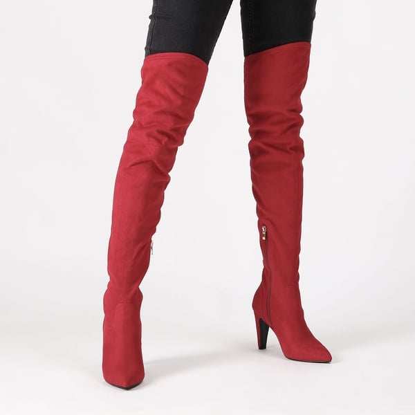 Dream Pairs Thigh High Heeled Boots