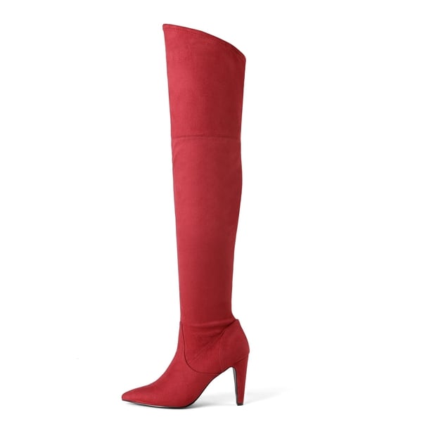 Dream Pairs Thigh High Heeled Boots