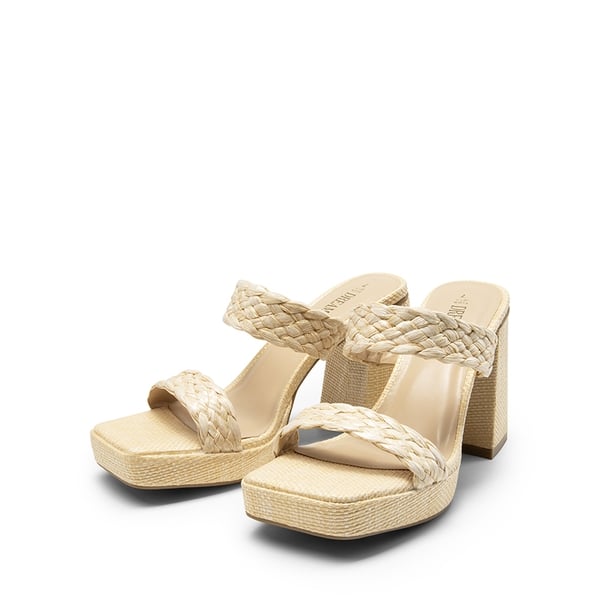 Dream Pairs Two Braided Strap Platform Heels