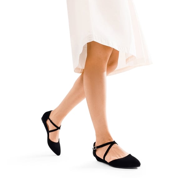 Dream Pairs V-shaped Cutout Low Wedge Flats