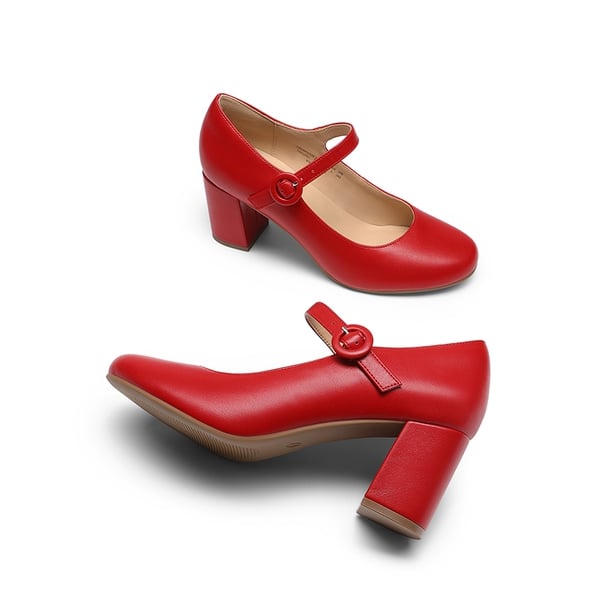 Dream Pairs Vegan Leather Mary Jane Pumps