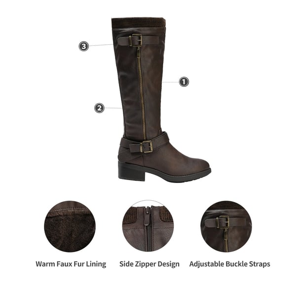 Dream Pairs Wide Calf Knee High Boots