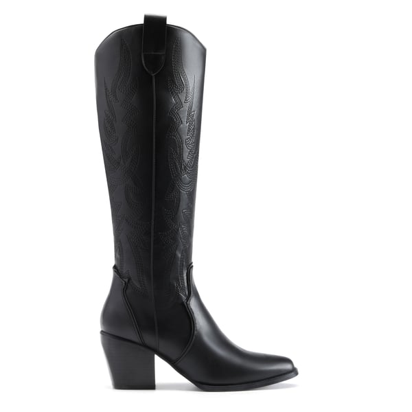 Dream Pairs Wide Fit Cowgirl Knee High Boots