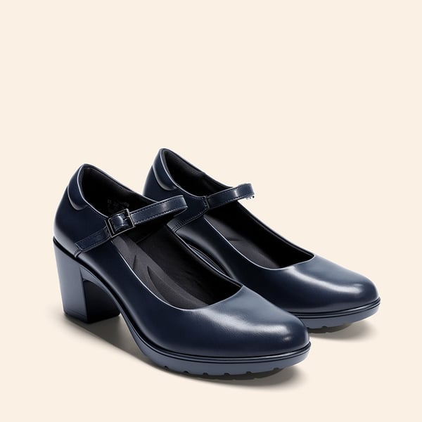 Dream Pairs Wide-Toe Classic Mary Jane Pumps
