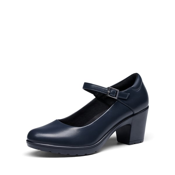 dream pairs Wide-Toe Classic Mary Jane Pumps