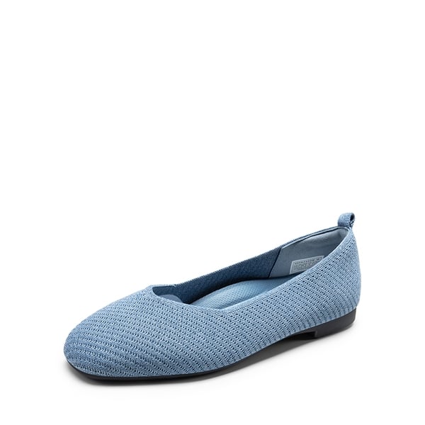dream pairs Wide-Toe Knit Flats