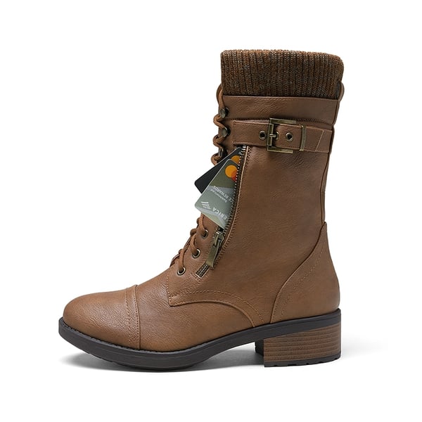 Dream Pairs Winter Mid Calf Riding Boots