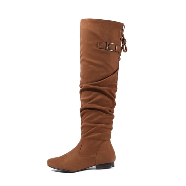 Dream Pairs Winter Over The Knee Suede Boots