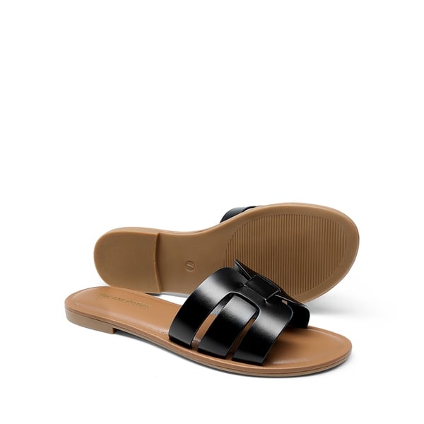 Dream Pairs Women's Comfy Slip-On Slide Sandals