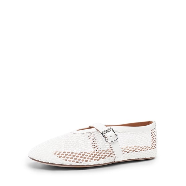 dream pairs Women's Fishnet Ballet Flats