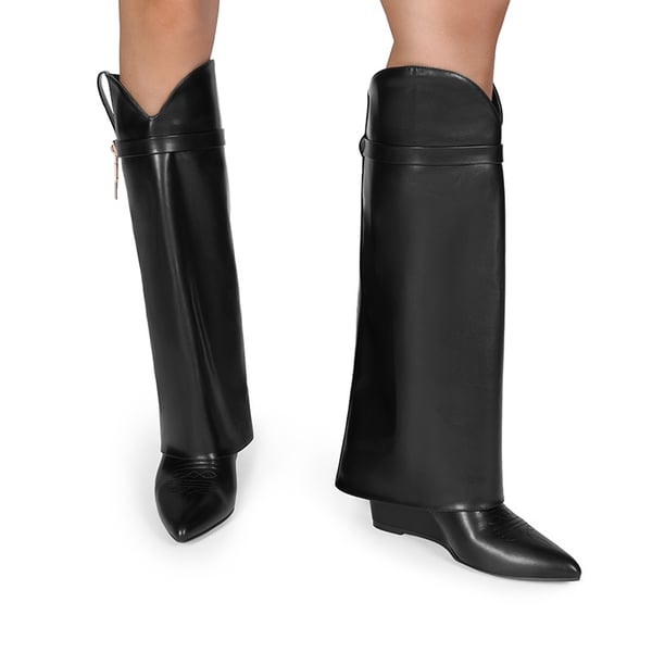 Dream Pairs Women’s Fold-Over Knee-high Boots