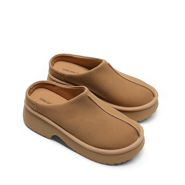 Dream Pairs Women's Geta-Inspired Slip-On Mules