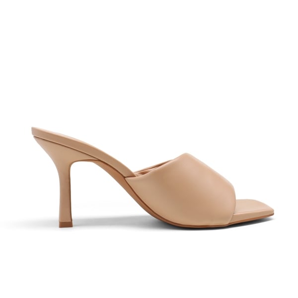 Dream Pairs Women's Open Toe Stiletto Heel Mules