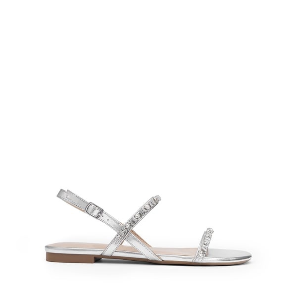 Dream Pairs Women’s Rhinestone Flat Summer Sandals