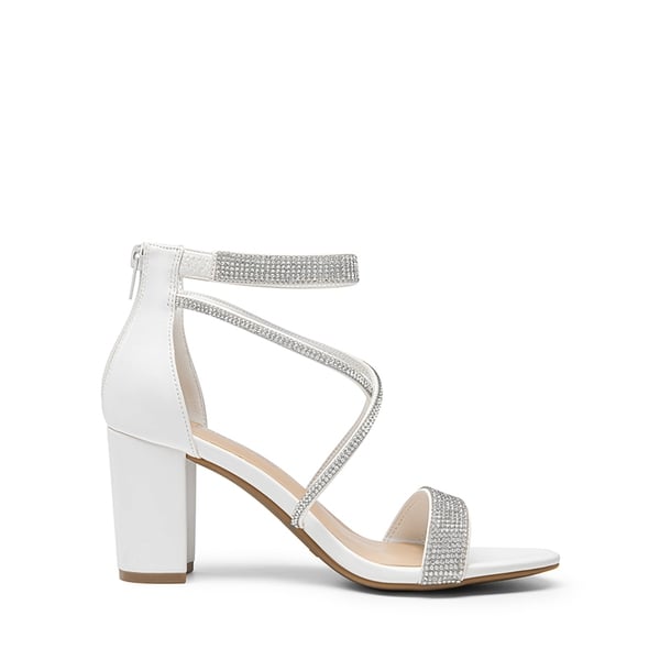 Dream Pairs Women’s Rhinestone Heeled Sandals