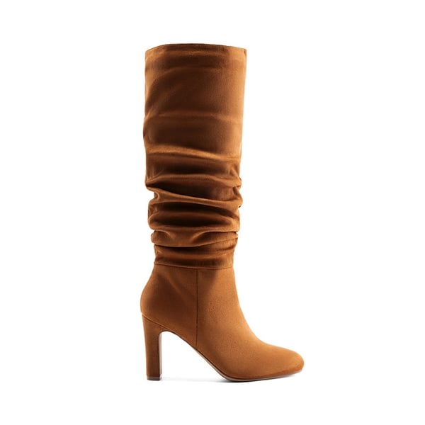 Dream Pairs Women’s Suede Slouchy Knee-High Boots
