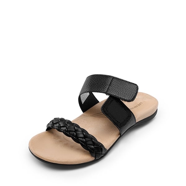 Dream Pairs Woven Arch Support Slide Sandals