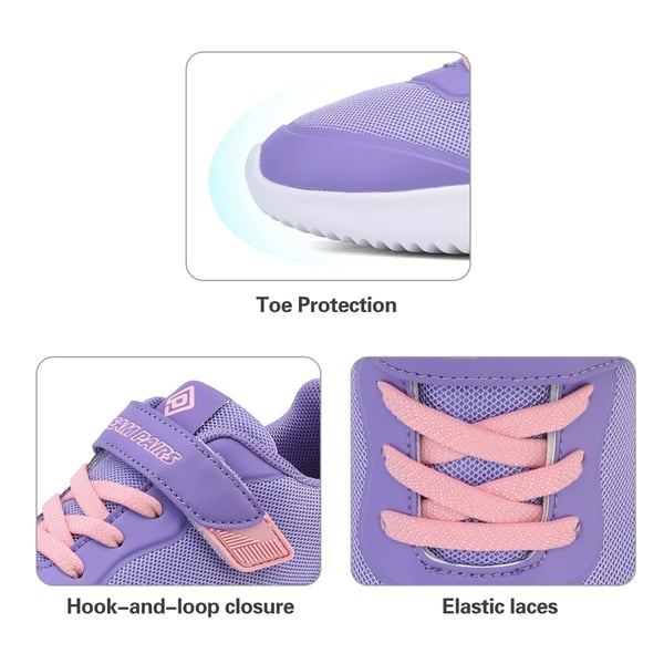 Dream Pairs [EZ-Ons BreezeRunners] Breathable And Lightweight Kids Running Sneakers
