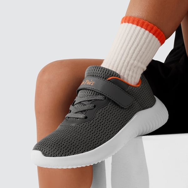 Dream Pairs [EZ-Ons FunRun] Kids Tennis Comfortable Running Shoes