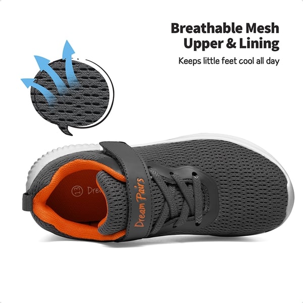 Dream Pairs [EZ-Ons FunRun] Kids Tennis Comfortable Running Shoes