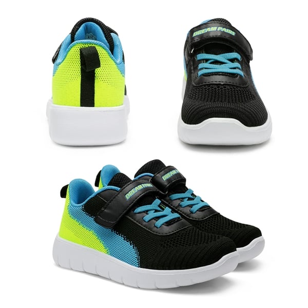 Dream Pairs [EZ-Ons MagicZips] Kid's Breathable Lightweight Tennis Sneakers