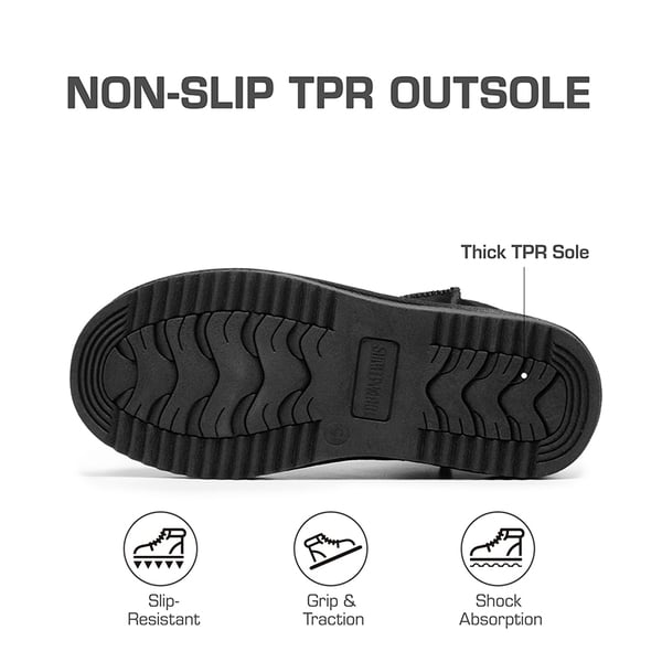 Dream Pairs [FuzzyClassic Il Low Boot] Suede Slip-On Snow Ankle Boots