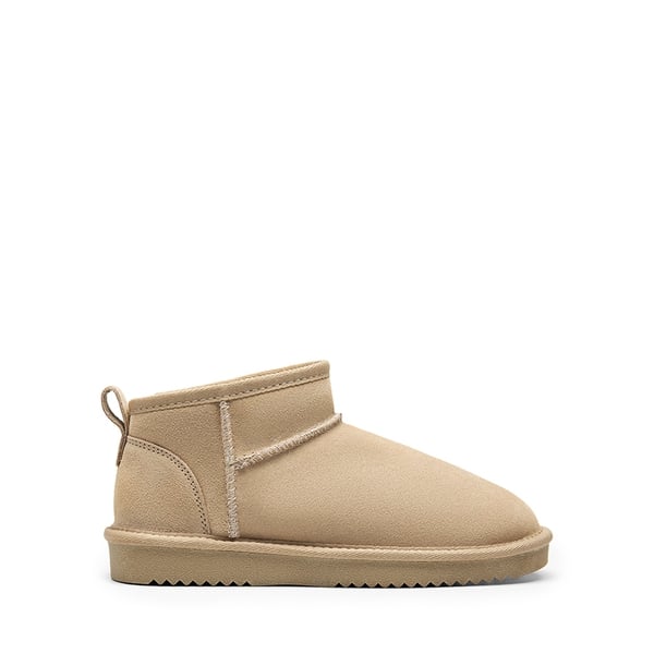 Dream Pairs [FuzzyClassic Mini Boot] Splash-Proof Slip-On Suede Snow Boots