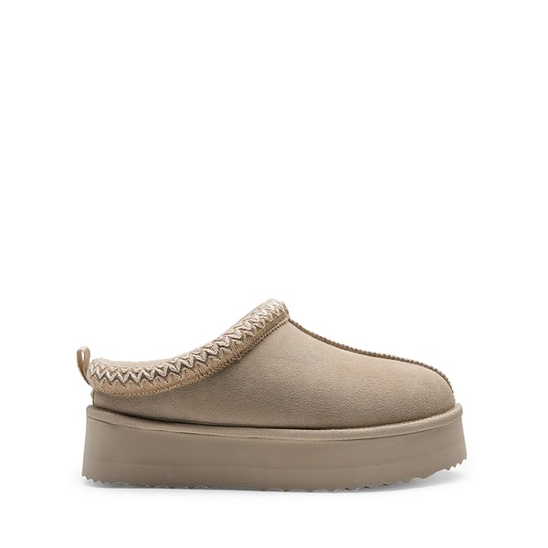 Dream Pairs [FuzzyEasy Women's Platform Slip-on] Plush Fur-Lined Winter Platform Slippers