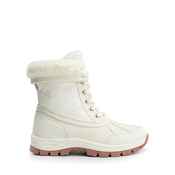 Dream Pairs [FuzzyGo Bold] Foldable Lace-Up Winter Snow Boots