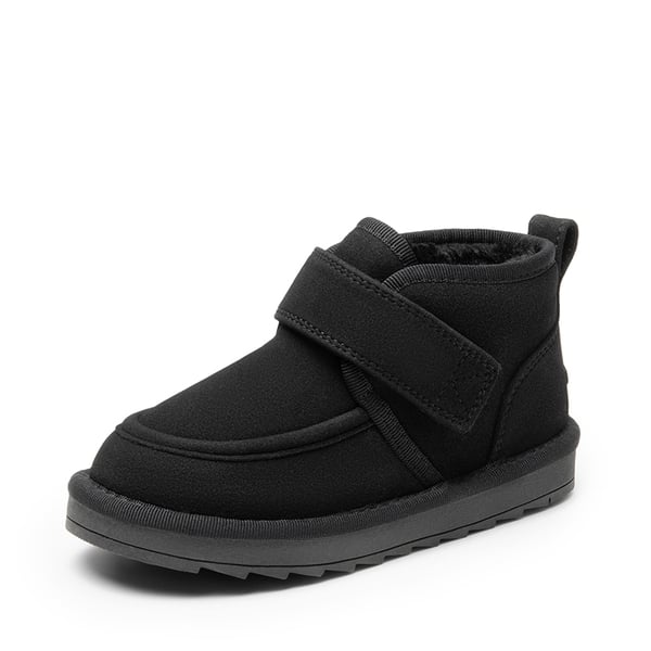 dream pairs [FuzzyGo Kid's Cozy Tap] Hook-And-Loop Snow Boots