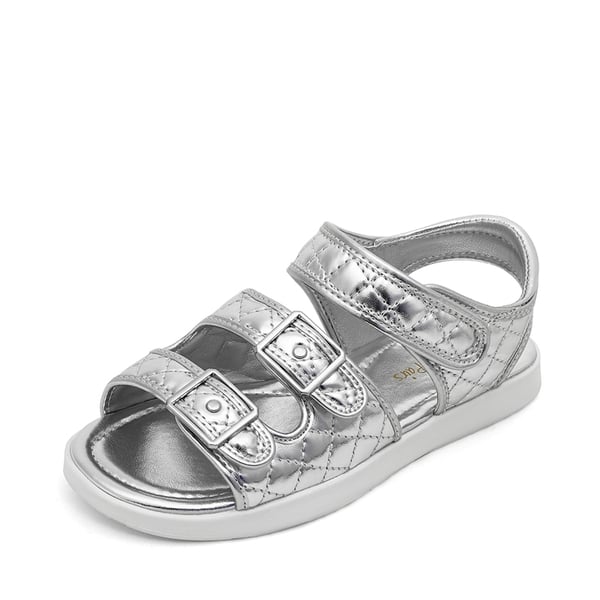 dream pairs Girls Buckle Strap Slip-Resistance Sandals