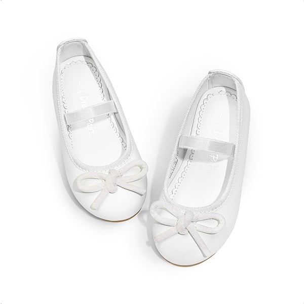 Dream Pairs Girls' Soft Non Slip Mary Jane Bow Flats