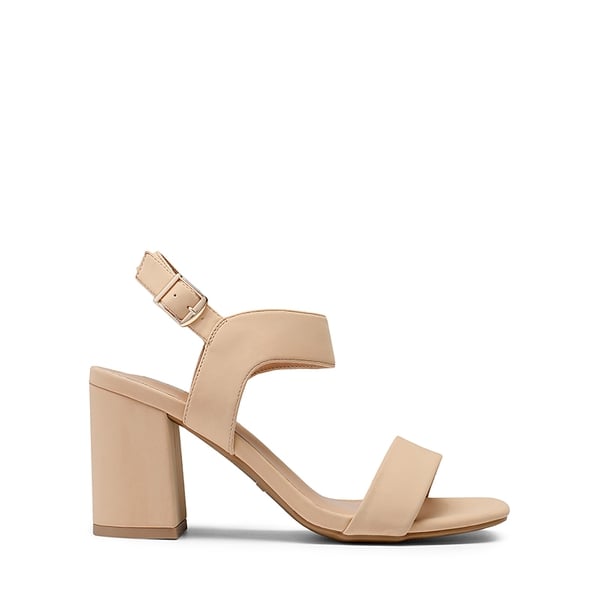 Dream Pairs High Heel Square Toe Chunky Strap Sandals