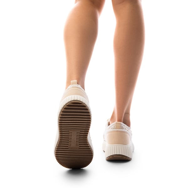 Dream Pairs [Kay] Denim Star Patchwork Platform Fashion Sneakers