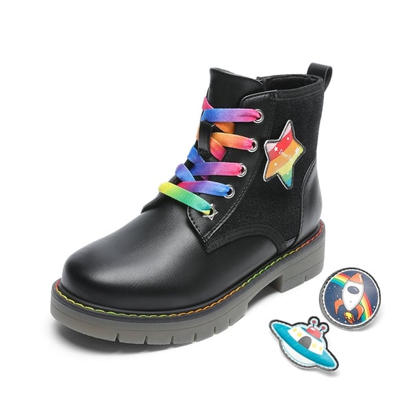 dream pairs Kids Interchangeable & Colorful Combat Boots