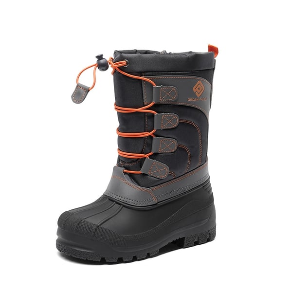 dream pairs Kids Waterproof Shell Bottom Snow Boots
