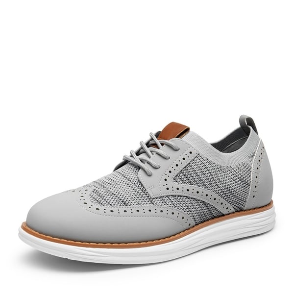 dream pairs [KnitFlex SmartCraft+] Men's Cushioned Wingtip Oxford Shoes