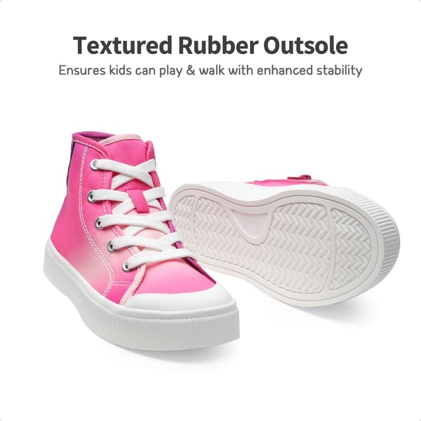 Dream Pairs [LilLegends CourtStar] Kids Canvas High-Top Casual Sneakers