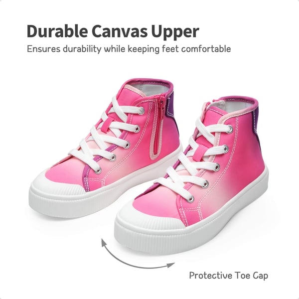 Dream Pairs [LilLegends CourtStar] Kids Canvas High-Top Casual Sneakers